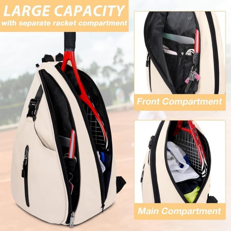 Backpack Racket Bag - Outdoor Training Crossbody Bag - Single