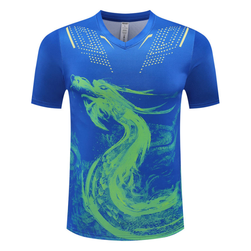 Badminton Vector - Dragon Men's Table Tennis T-Shirt Neư