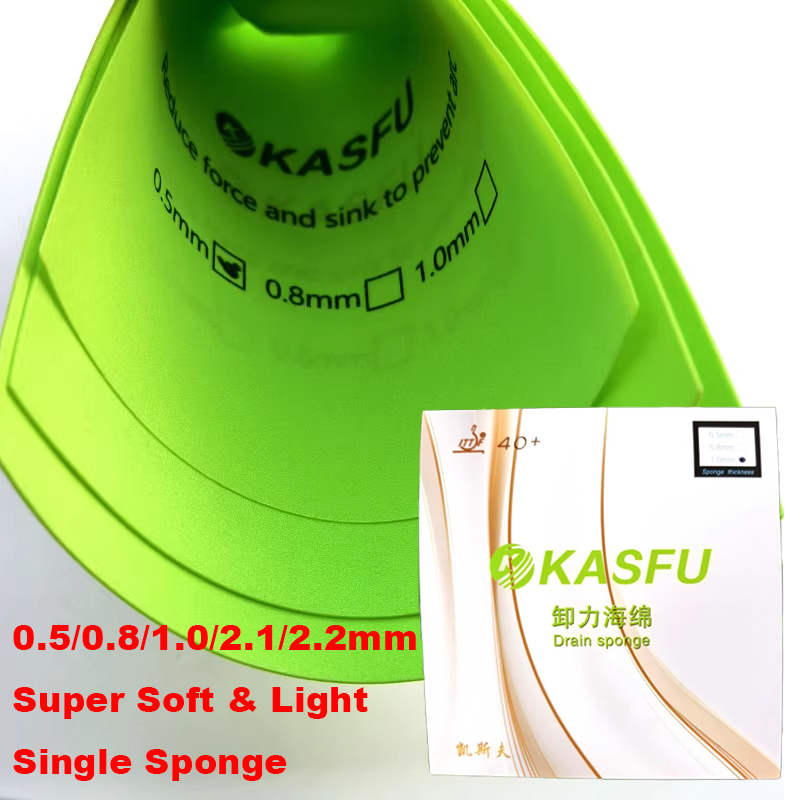 Badminton Single - 0.5/0.8/1.0/2.1/2.2mm Table Tennis Racket Sponge Super