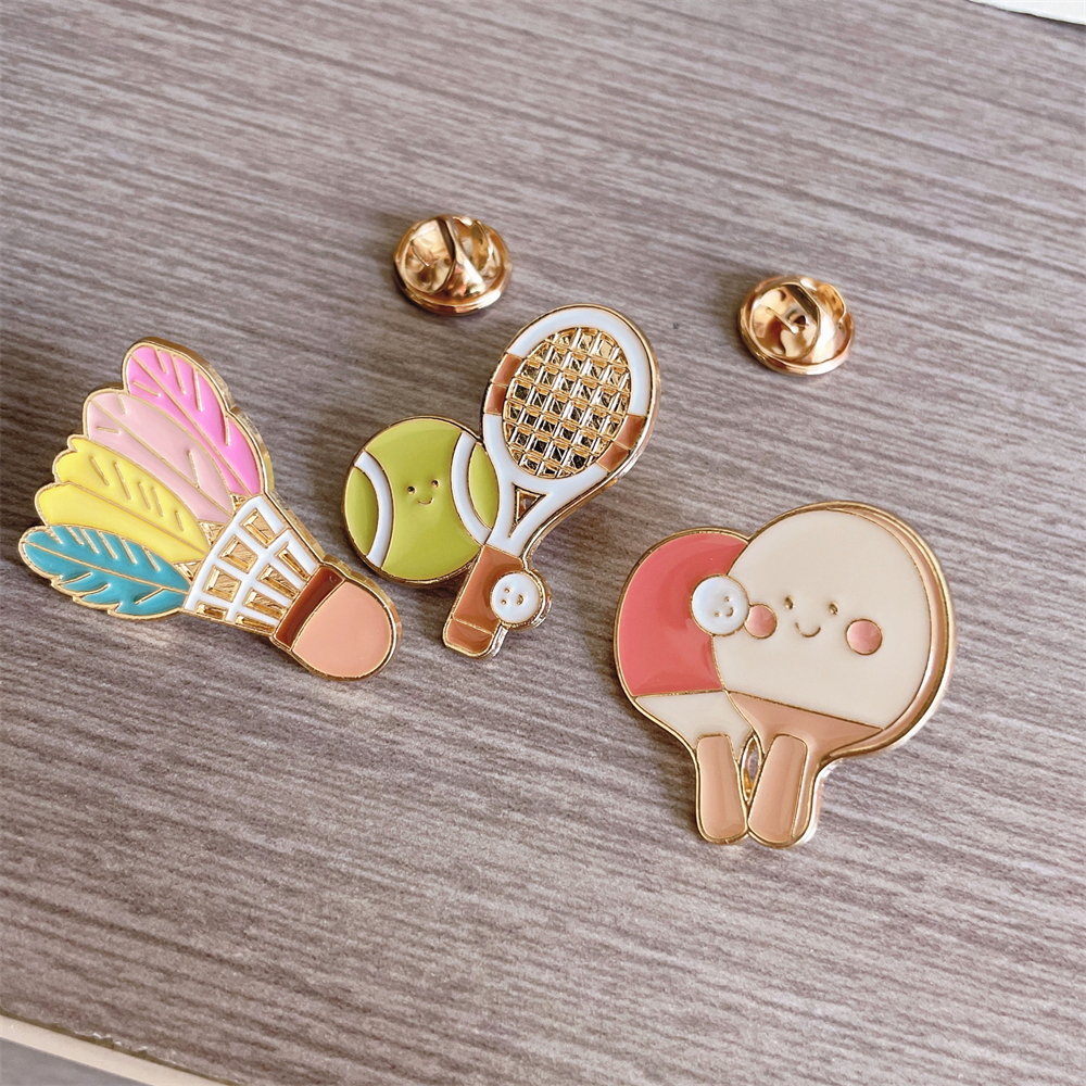Zinc Alloy Brooches Stylish Ba - Badminton Vector incelemesi ve fiyatı