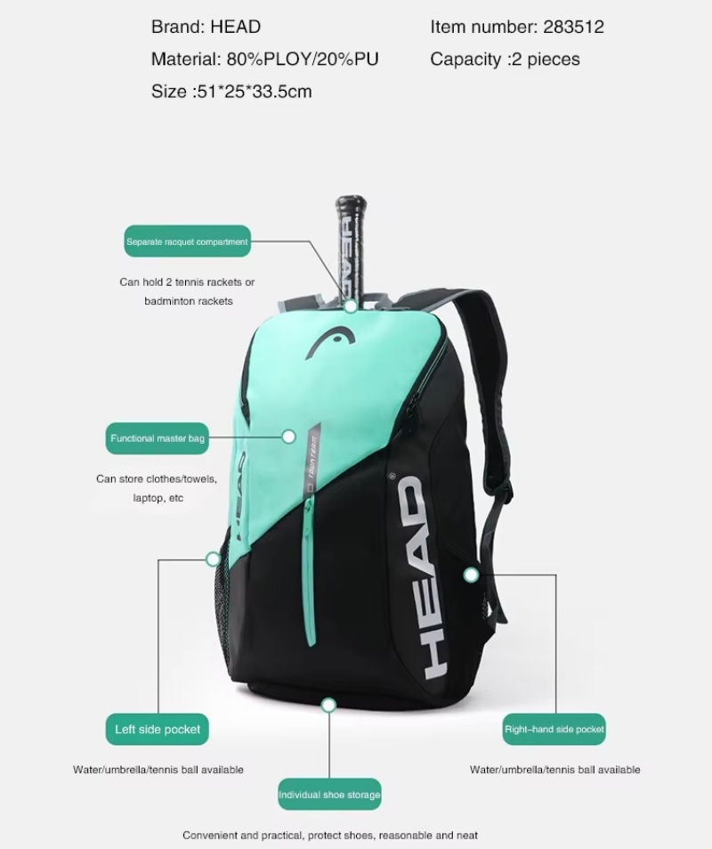 HEAD Tennis Backpack Tour Team - Backpack Racket Bag incelemesi ve fiyatı