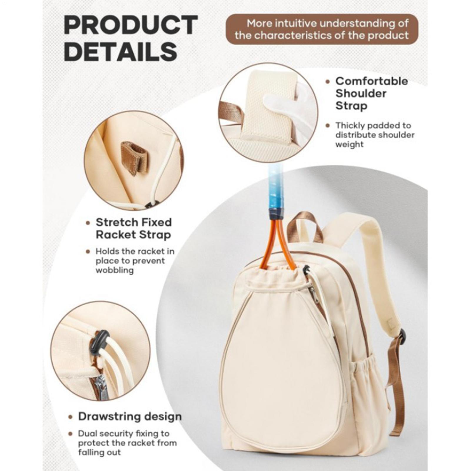 Pickleball Paddle Bag Holds 2  - Backpack Racket Bag incelemesi ve fiyatı