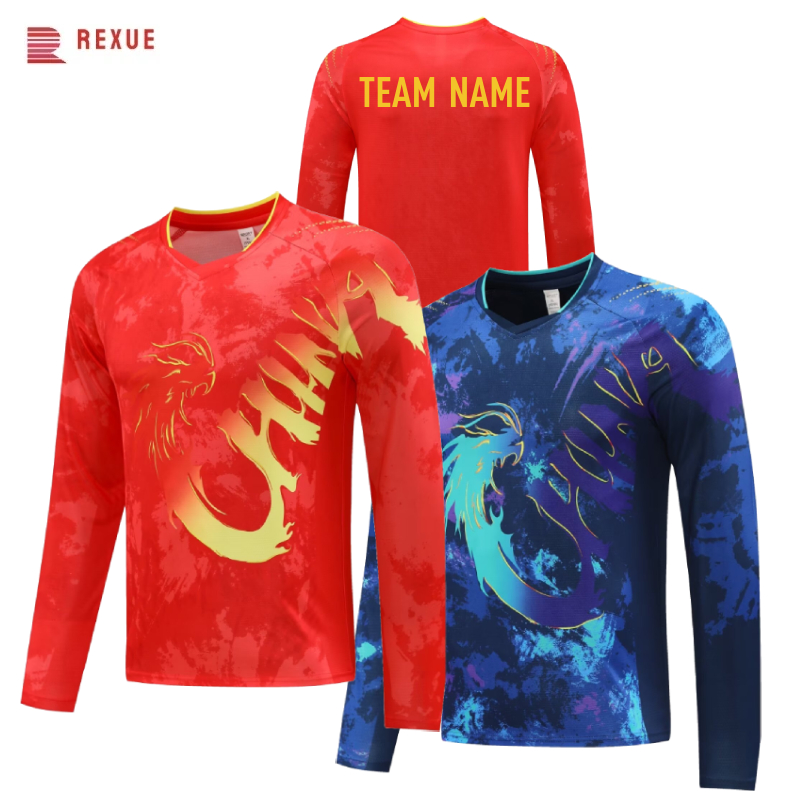 China Dragon Long Sleeve Table - Badminton Vector incelemesi ve fiyatı