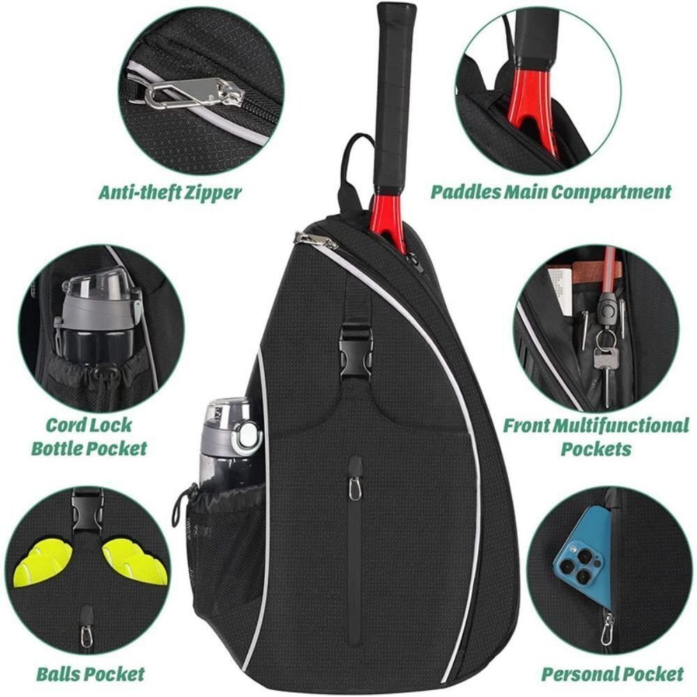 Zipper Closure Pickleball Rack - Backpack Racket Bag incelemesi ve fiyatı